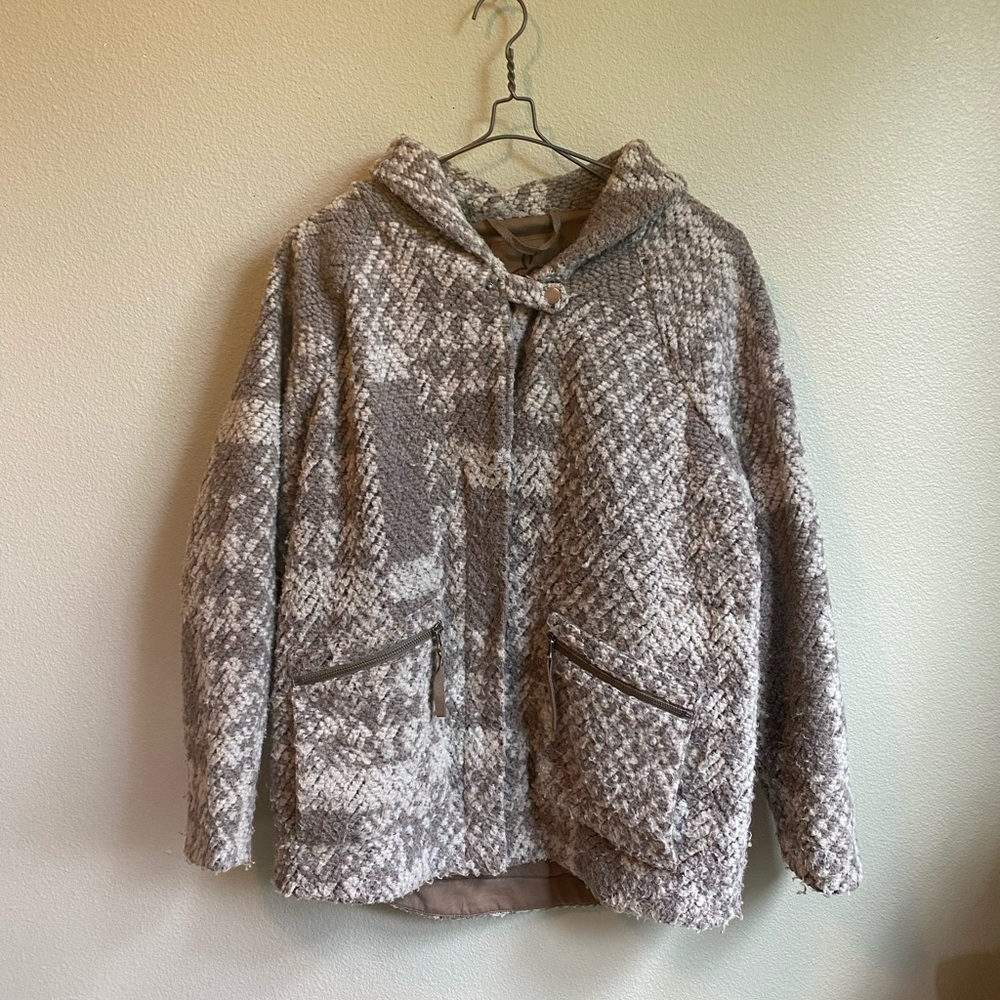Prana jacket, organic cotton and wool blend. One size